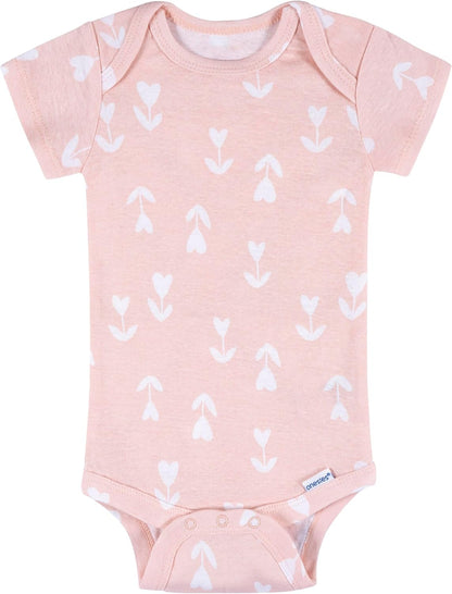 Baby-Girls 8-Pack Short Sleeve Mix & Match Bodysuits