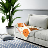 Safari Animal Patches Baby Swaddle Blanket | Tiger Leopard Giraffe Cub Pattern