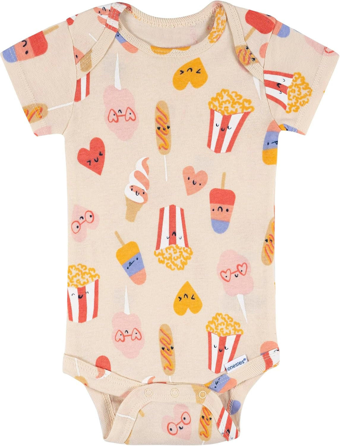 Baby-Girls 8-Pack Short Sleeve Mix & Match Bodysuits